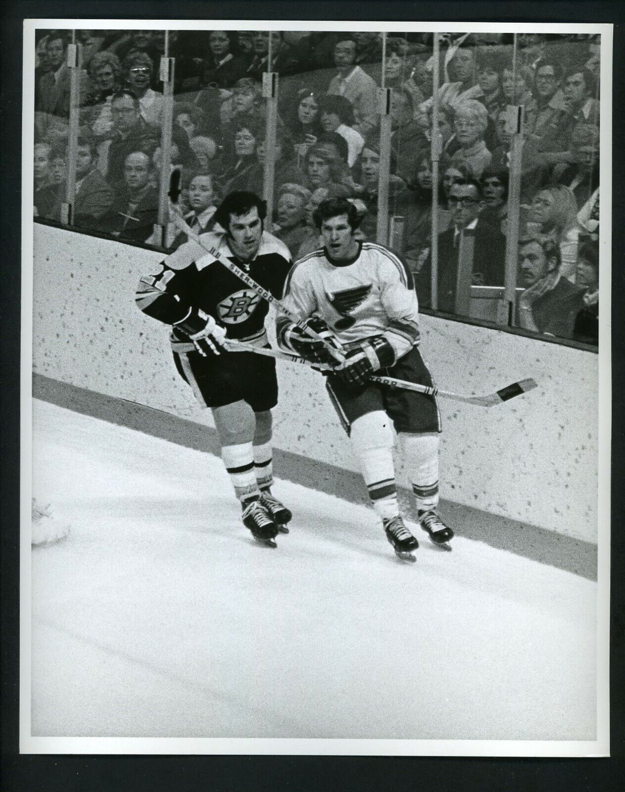 Don Marcotte circa 1970's Press Photo Poster painting Boston Bruins St. Louis Blues