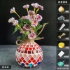 Wooden Vase Solid Mosaic Art Handmade Pasting Material Pack DIY Creative Decoration Kit