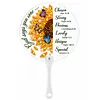 8Pcs DIY Diamond Painting Church Handheld Fans, Christian Bible Verse Scripture Hand Fans with Plastic Handles, Religious Inspirational Church Welcome Gifts for Visitors, Women Men, Bridal Shower Guest Favors