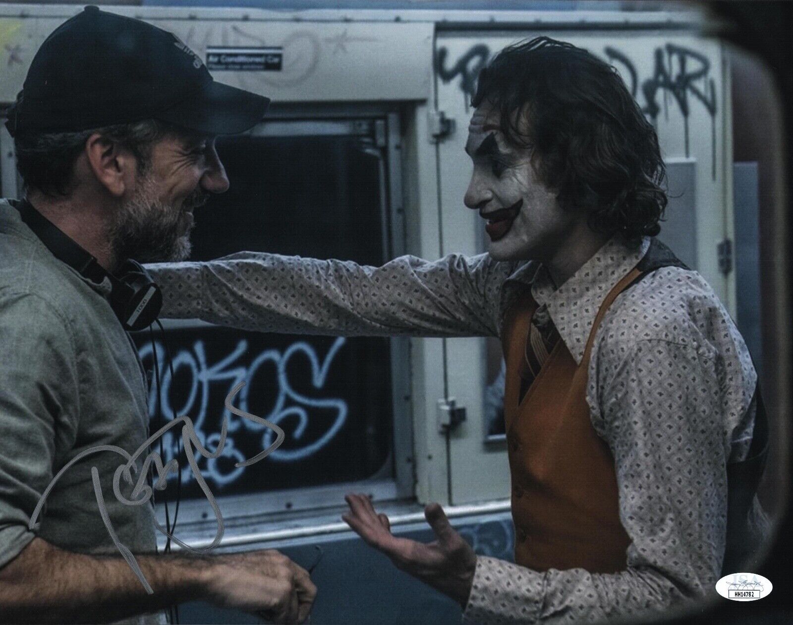 Todd Phillips Signed 11x14 Joker BTS Authentic Autograph Joaquin Phoenix JSA COA