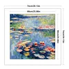 Monet'S Water Lilies-14CT Stamped Cross Stitch Egyptian Cotton 74*74cm/29.13*29.13in (Big Size) tapestrymarket