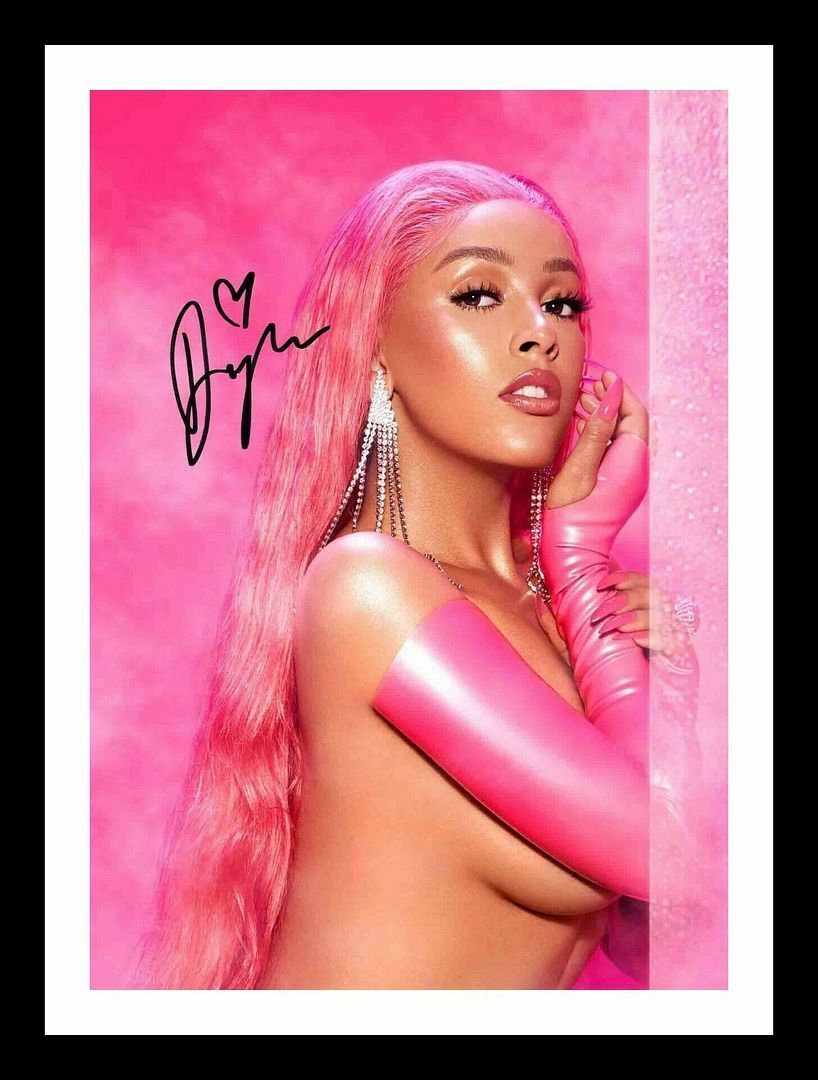 Doja Cat Autograph Signed & Framed Photo Poster painting