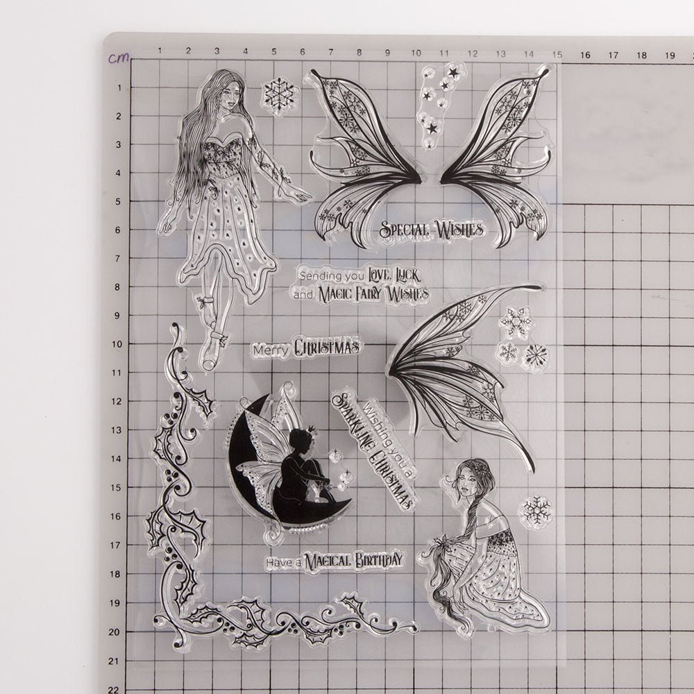 2022 New Flower Fairy Transparent Clear Silicone Stamp/Seal for DIY Scrapbooking/photo Album Decorative Clear Stamp