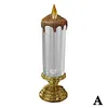 LED Christmas Candles Decoration Gift Rechargeable With Glitter