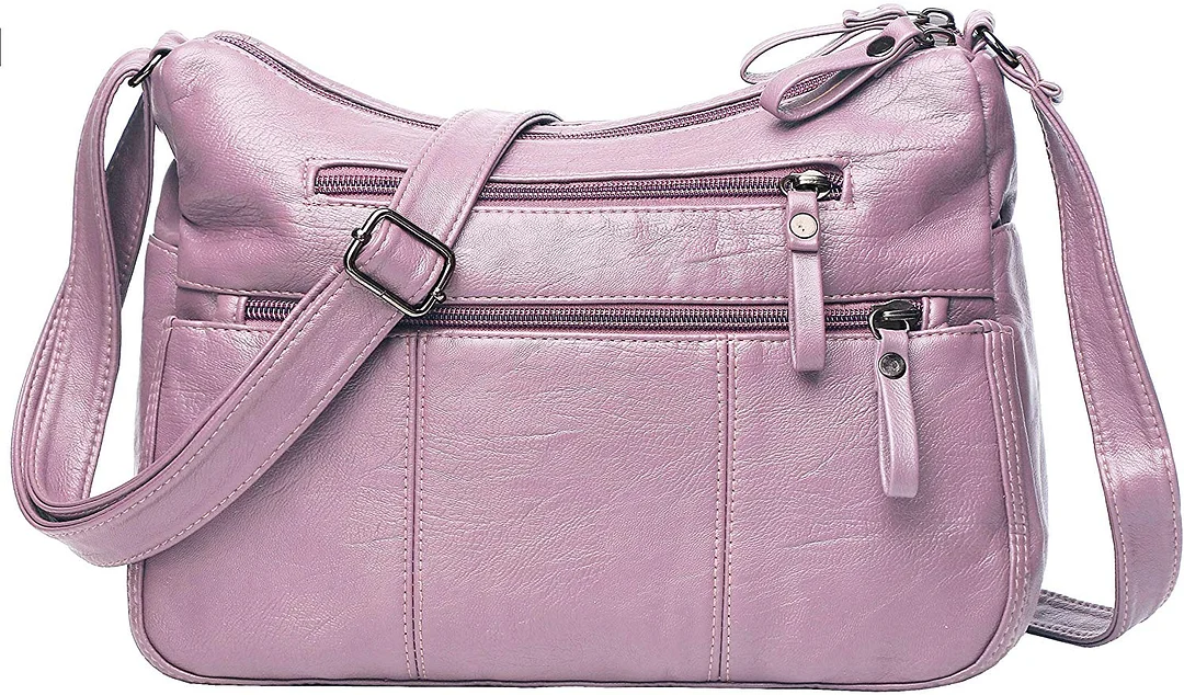 Women Crossbody Bag Pocketbooks Soft PU Leather Purses