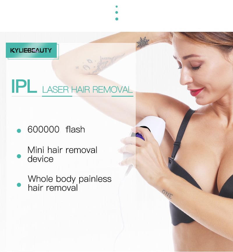 Professional IPL Laser Hair Removal Machine LCD Laser Painless Permanent Hair Removal Machine
