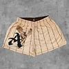 Fashion Angel Print Reversible Mesh Shorts