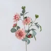 Blooming 5 Heads Tall Stem Artificial Dahlia Flower
