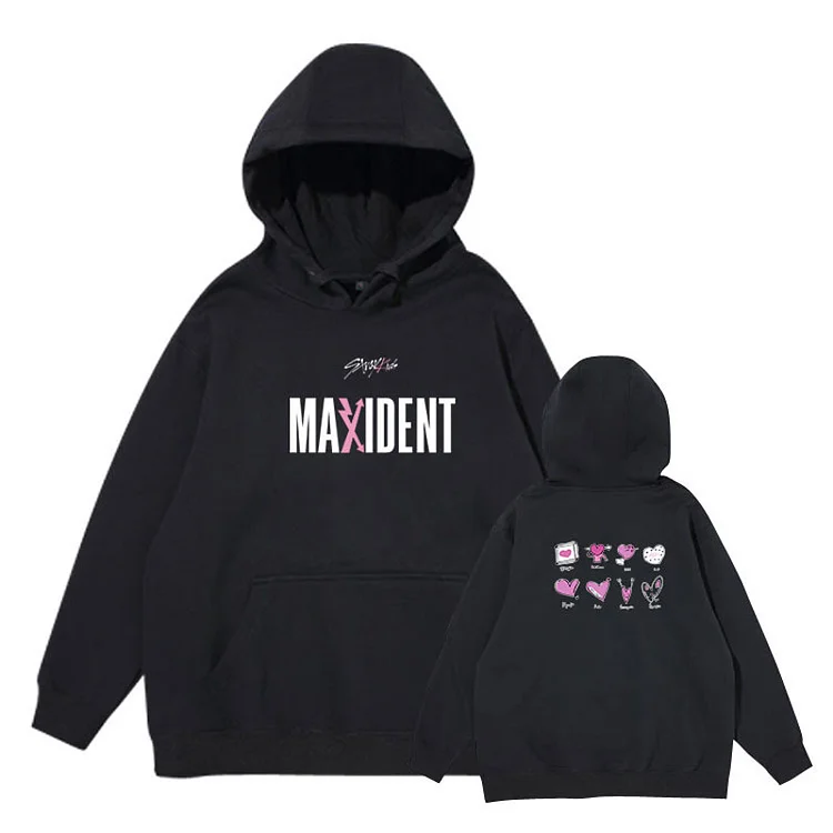 Stray Kids Album MAXIDENT Signature Hoodie