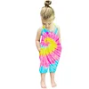 Kids Baby Girls Colorful Gradient Fashion Pants