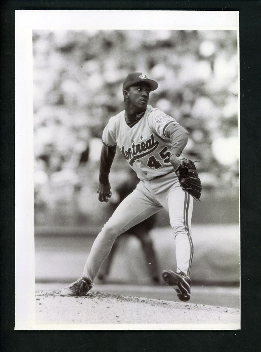 Pedro Martinez circa 1990's Press Original 5 x 7 Photo Poster painting Montreal Expos