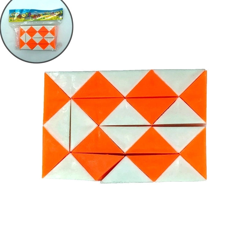 Fashion Children’s Educational Transformation Magic Snake Folding Cube Capsule Twist Toy