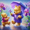 Winnie Pooh-11CT Stamped Cross Stitch 40*40cm/15.75*15.75in