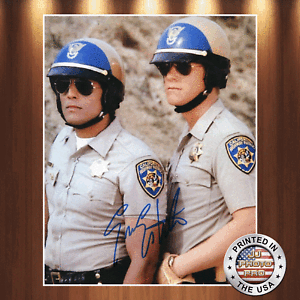 Erik Estrada Autographed Signed 8x10 High Quality Premium Photo Poster painting REPRINT