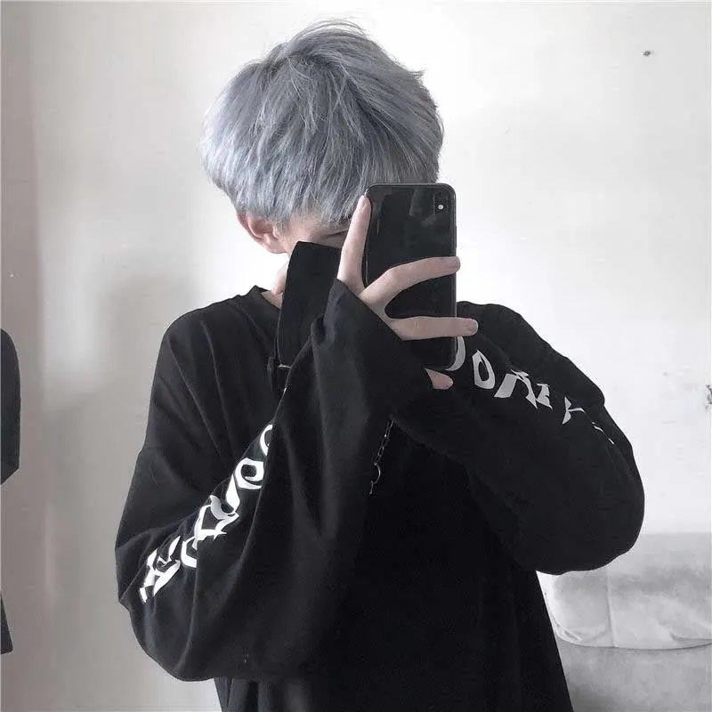 NiceMix Retro Letter Print Women T Shirts Loose Harajuku Style Student Tees Autumn Wild Solid Cotton Tops Fashion 2020