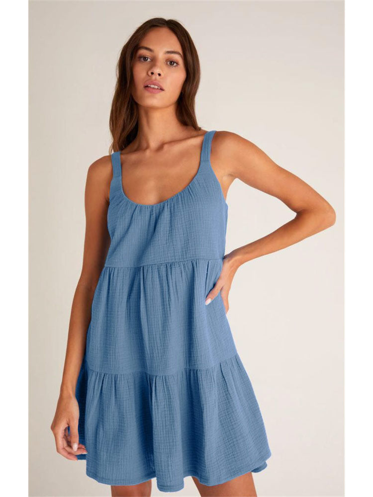 Lovingerie - Cotton Linen Strapless Sexy Nightgown