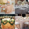 Wedding Event Party Colorful Shimmers Table Cloth