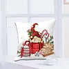Christmas Gnome-11CT Stamped Cross Stitch Pillowcase 45*45cm/17.72*17.72in