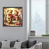 uk.everydayedeals (Limited Stock)Diamond Painting - Full Round - Rose Heart Little Bear
