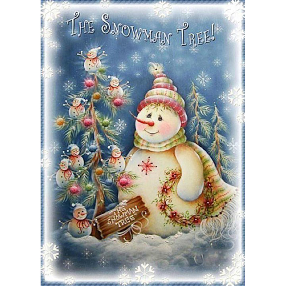 

Snowman - Round Drill Diamond Painting - 40*50CM, 501 Original