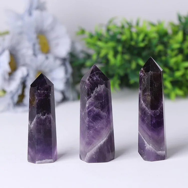 Amethyst Cluster Gemstone Smoking Hand Pipe