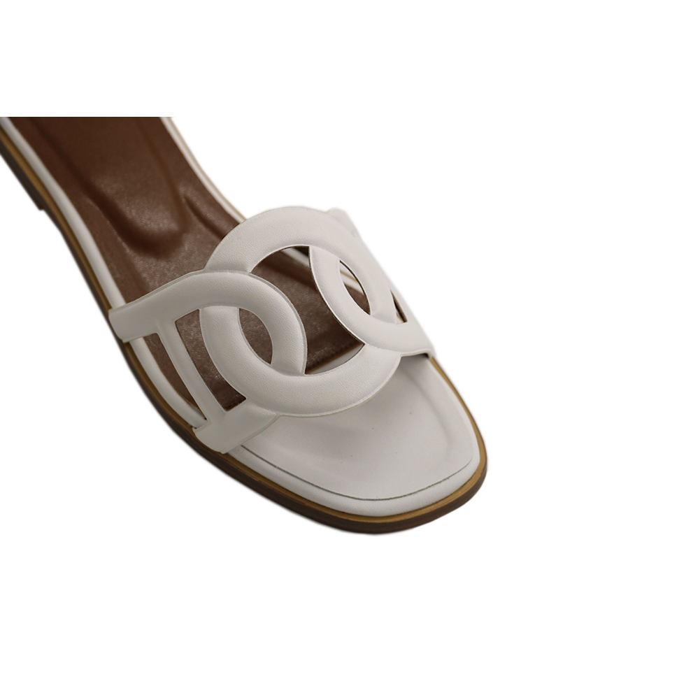 Circle Design Women's Summer Flats Slipers-MERUMOTE