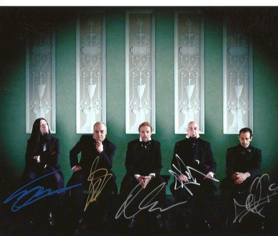 Paradise Lost GOTHIC METAL BAND autographs, In-Person signed Photo Poster painting