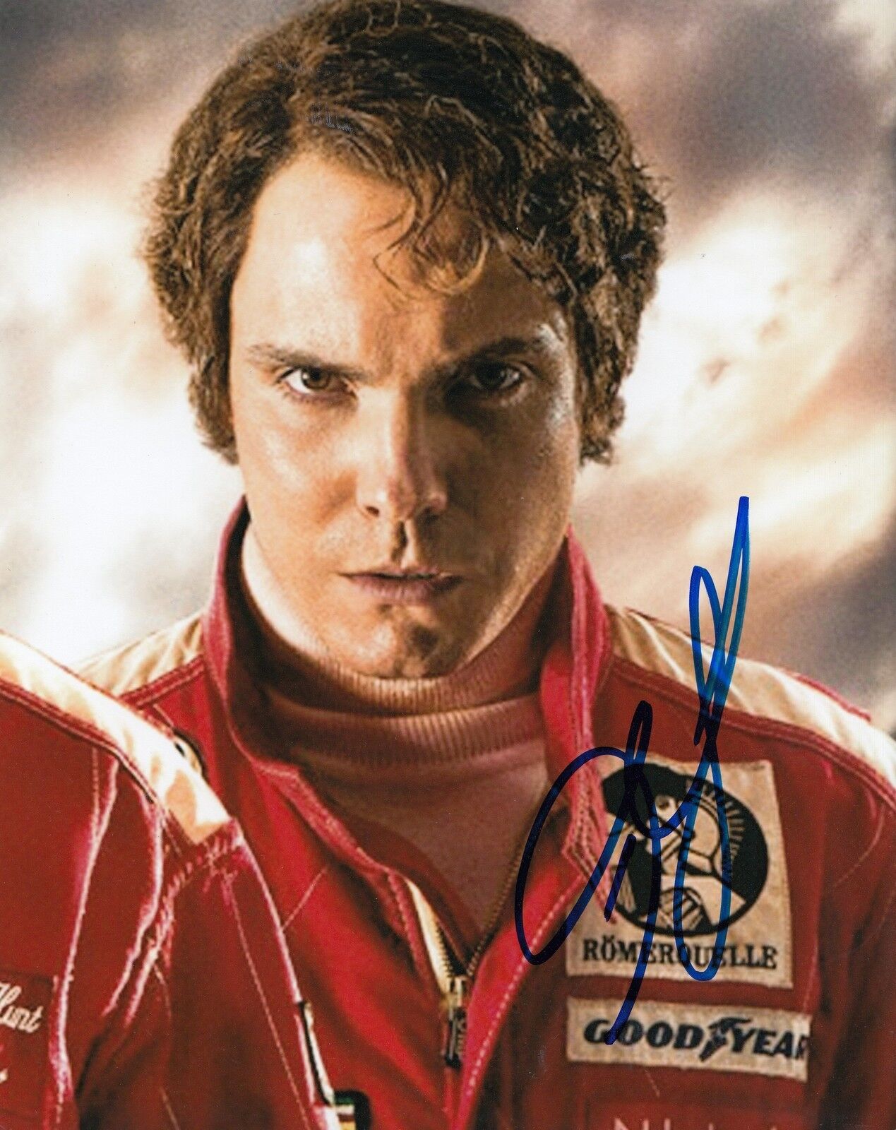 DANIEL BRUHL signed *RUSH* Niki Lauda RACING 8X10 Photo Poster painting W/COA autographed #3