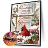 Diamond Painting-DIY Full Round Drill Christmas Cardinal