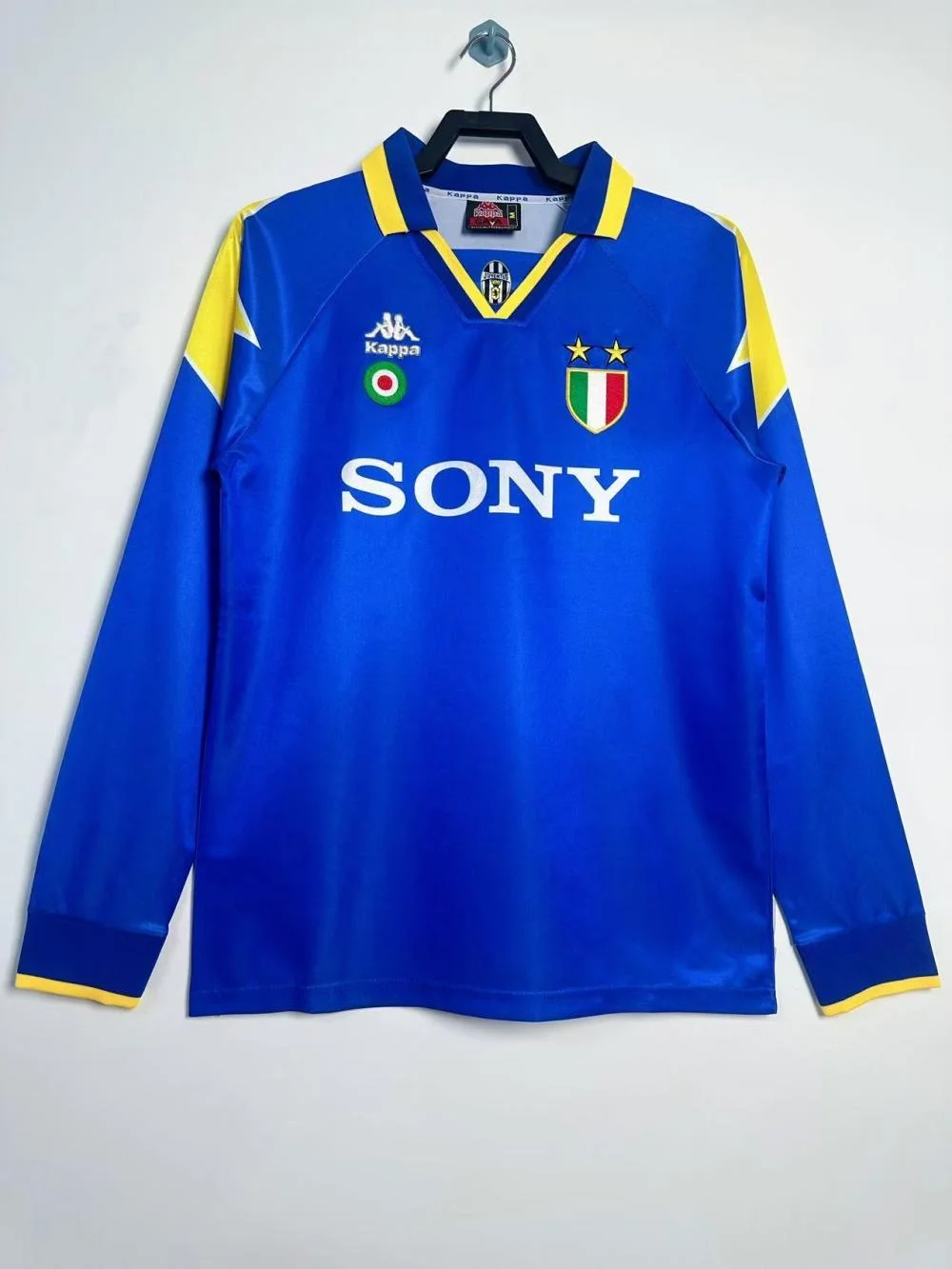 1995/1996 Retro Long Sleeve Juventus Away Soccer Jersey