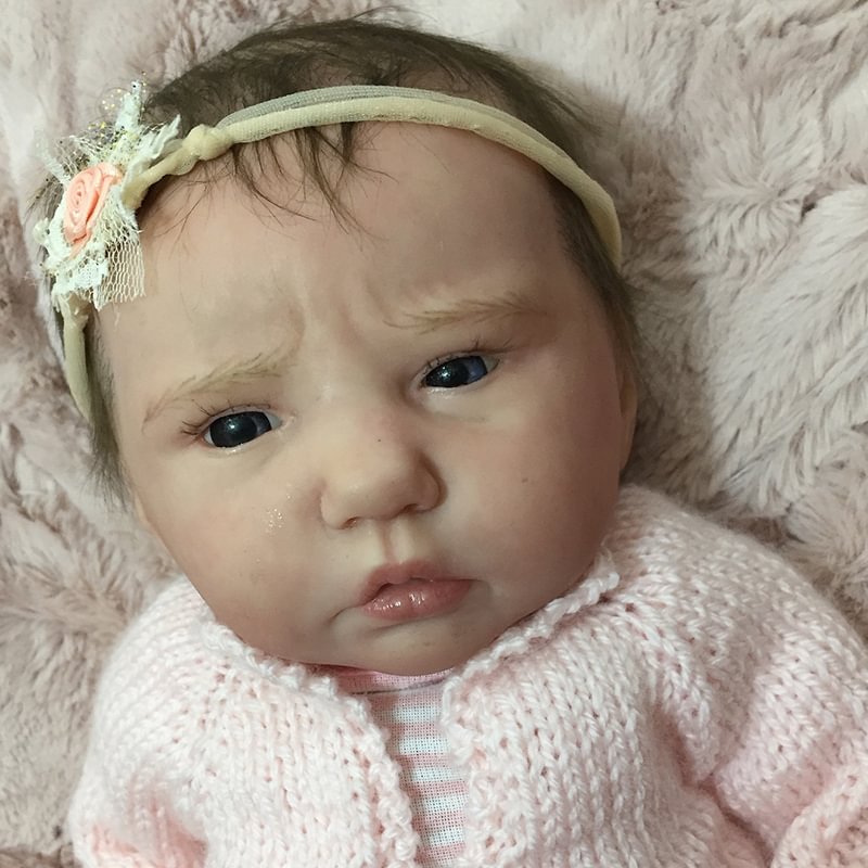 19 Inches Eyes Open Realistic Hermosa Reborn Doll Girl-Ellie-Sue Serie