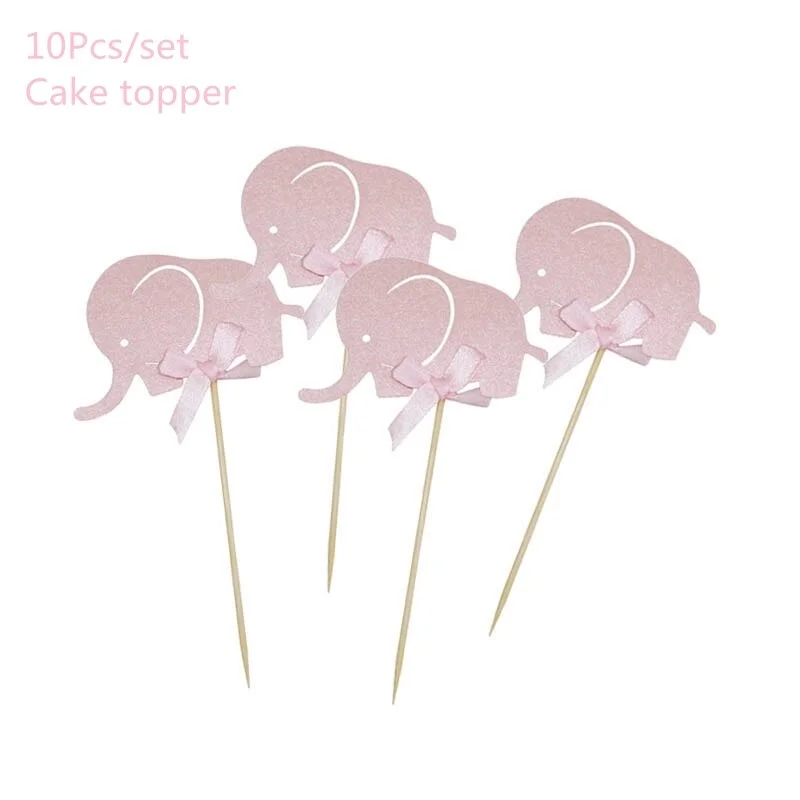 10Pcs 12inch Cartoon Latex Balloons Children Birthday Party Decoration Blue Pink Elephant Baby Shower Balloons Decorations Favor
