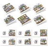 12Pcs Lavender DIY Diamond Painting Greeting Cards for Adult Holiday Gifts