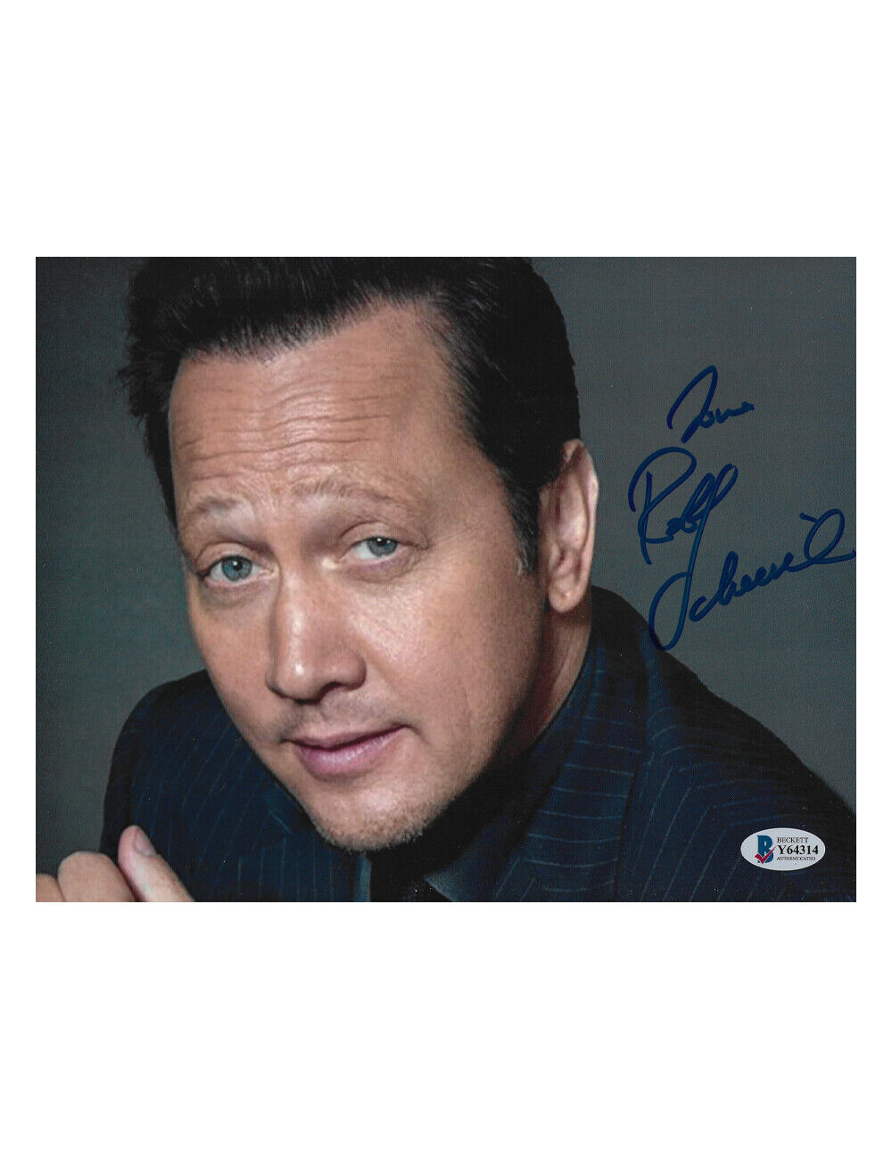 10x8 Print Signed by Rob Schneider 100% Authentic + COA