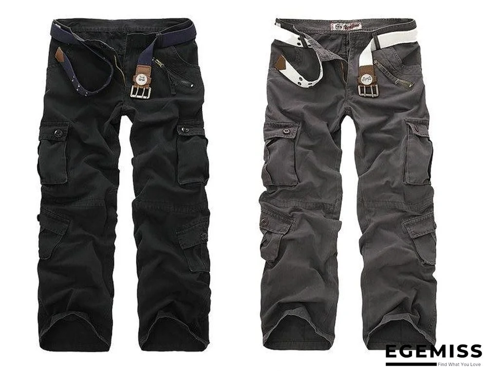 Men Cotton Cargo Pants Men Military Style Tactical Workout Straight Men Trousers Casual Camouflage Man Pants | EGEMISS