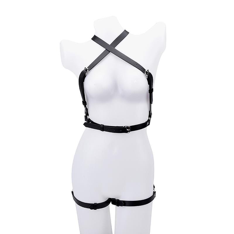 Cross Breast Butt Bondage Strap-FUNSEXDOLLS