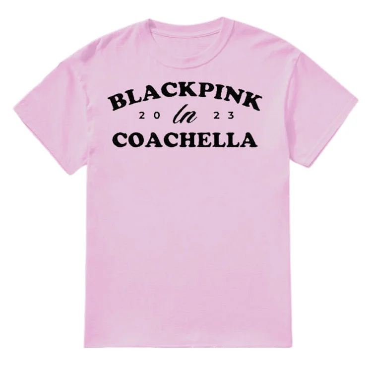 BLACKPINK 2023 Coachella Festival T-shirt