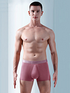 Men's Seamless Modal Boxer Briefs With Organic Latex Support Cup
