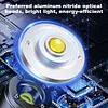 LED Tactical Flashlight with Hat Clip Super Bright Flashlight for Hiking Outdoor