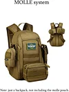 12L/ 15L/ 20L/ 30L Mini Rucksack Taktisch Wanderrucksack Molle Schultasche Wasserabweisend Daypack Milit&auml;risch Schulrucksack Studenttasche Unitasche Sporttasche Laptoptasche f&uuml;r Outdoor Sport