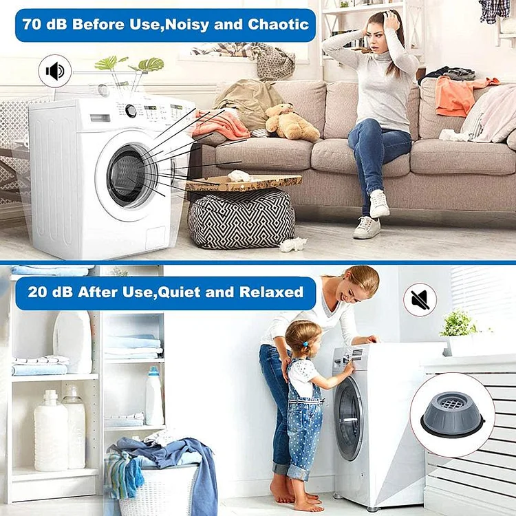 Anti Vibration Washing Machine Support（4PCs)