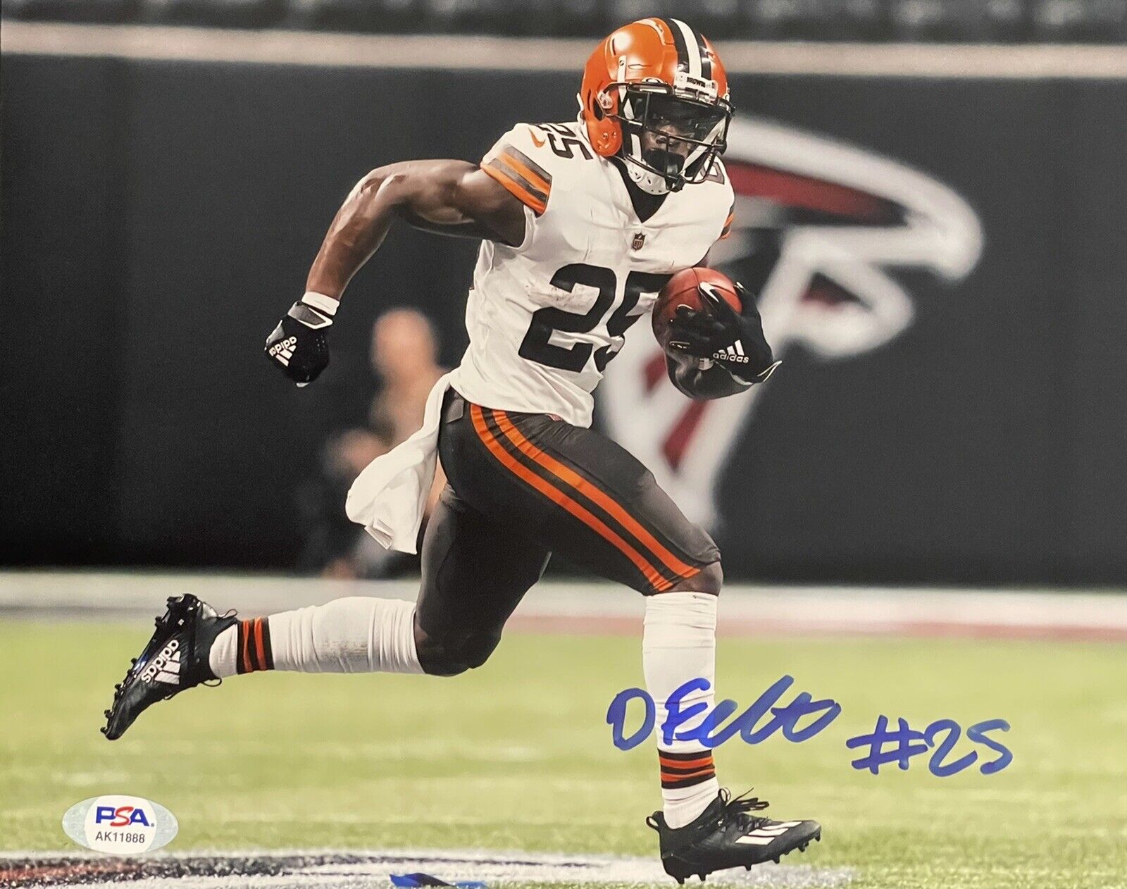 Demetric Felton Signed Autographed Cleveland Browns 8x10 Photo Poster painting PSA/DNA