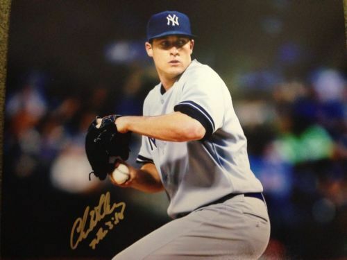 Autographed/Signed CHASE WHITLEY Yankees Prospect 8x10 Photo Poster painting Insc. John 3:16