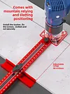 4 in 1 Cabinet Hardware Jig Adjustable Circular Auxiliary Tool for Professionals