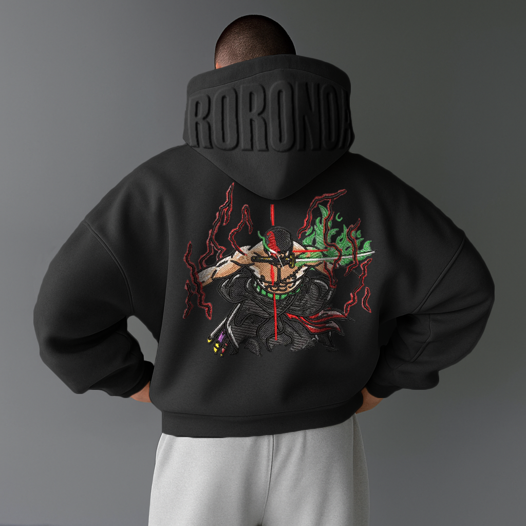  Stylish Embroidered Hoodie with Unique Sword Design for Trendy Looks