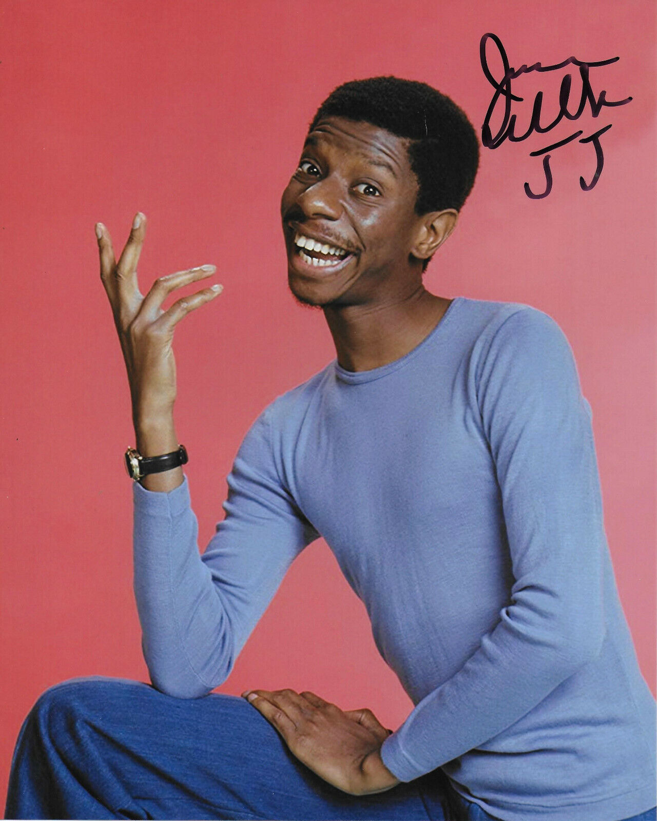 Jimmie JJ Walker Good Times Original Autographed 8X10 Photo Poster painting #9