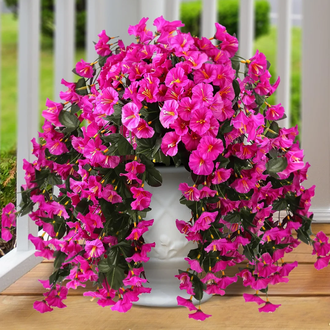 🔥On Sale🔥Artificial Faux Hanging Flowers Plants - UV resistant. Waterproof .Windproof