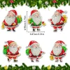 6pcs DIY Diamond Painting Keychain | Santa Claus (Single Side)Christmas