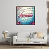 November-18CT Stamped Cross Stitch 25*25cm/9.84*9.84in tapestrymarket