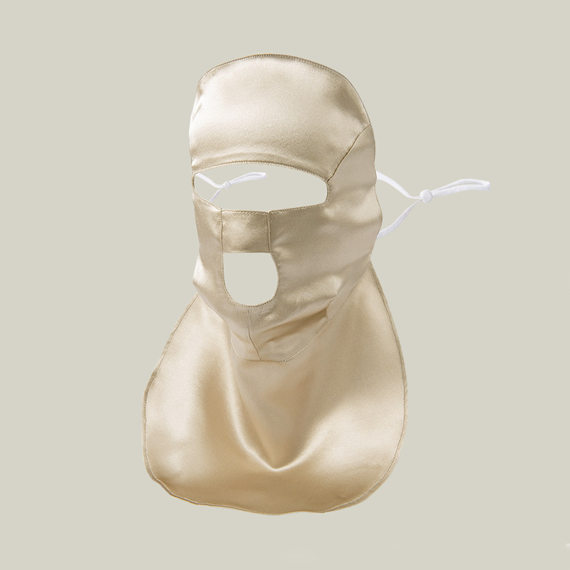 Masque complet en soie avec protection solaire 19 Momme- SOIE PLUS